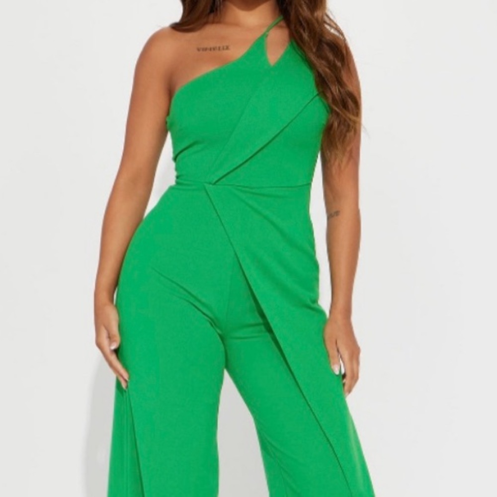 Kelly Green Jumpsuit Gem